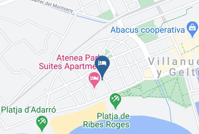 Barcelona - Hotel Ribes Roges Maps