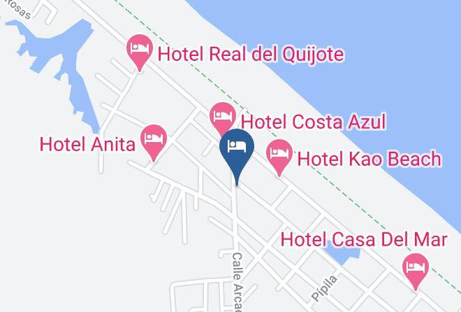 Tecolutla - Hotel Ricardo's Maps