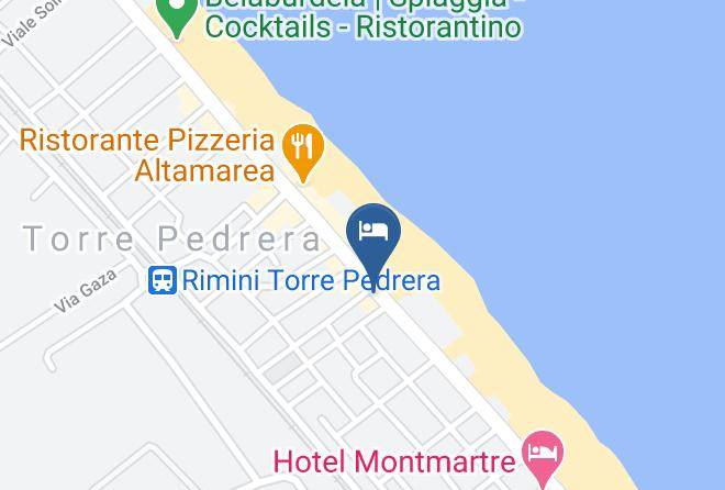 Rimini - Hotel Riccardi Maps