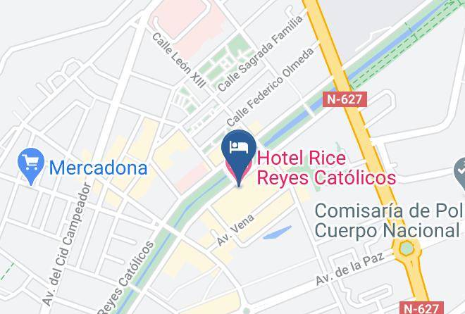 Hotel Rice Reyes Catolicos Map