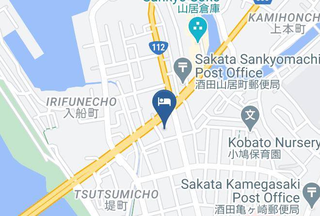 Sakata City - Hotel Rich & Garden Sakata Maps