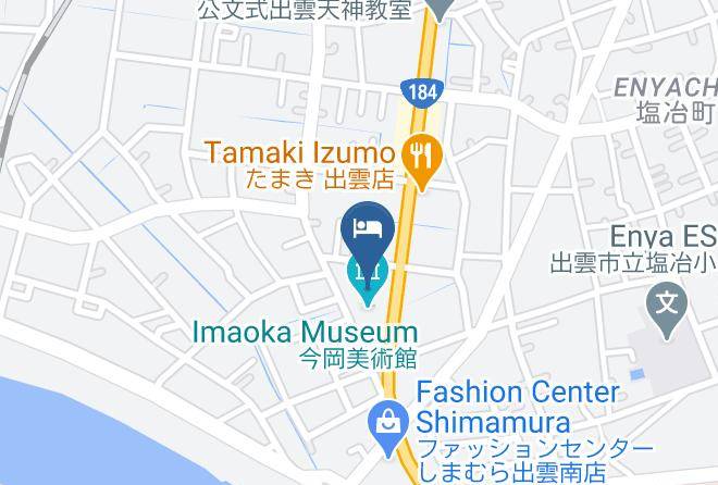 Izumo City - Hotel Rich Garden Maps