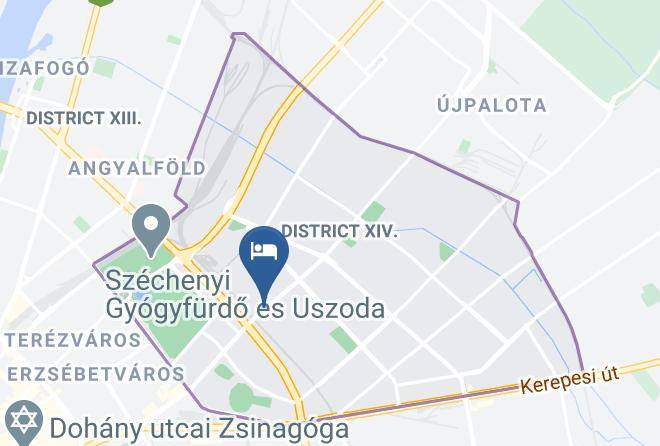 Budapest Zuglo - Hotel Richter Maps