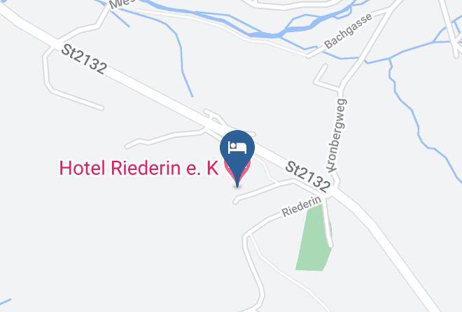 Regen - Hotel Riederin E K Maps