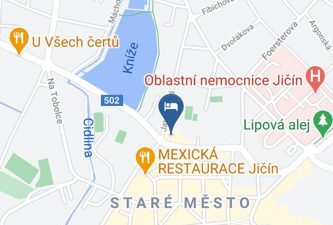 Jicin - Hotel Rieger Maps