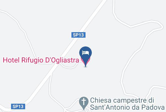 Nuoro - Hotel Rifugio D'ogliastra Maps