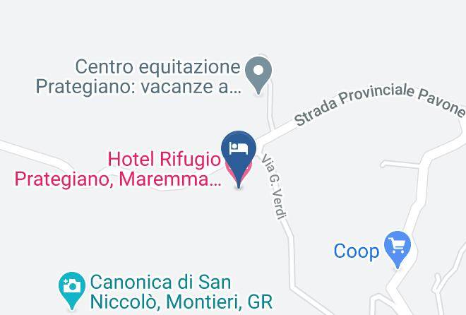 Grosseto - Hotel Rifugio Prategiano Maremma Toscana Tuscany Maps