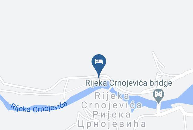 Cetinje - Hotel Rijecka Gostiona Maps