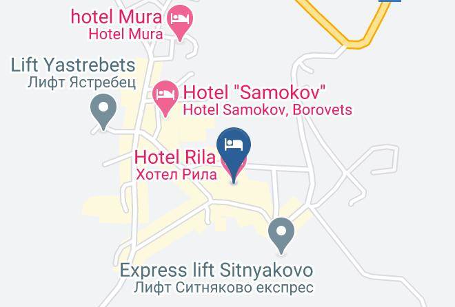 Samokov - Hotel Rila Maps