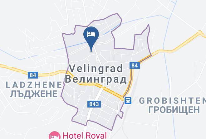 Velingrad - Hotel Rim Maps