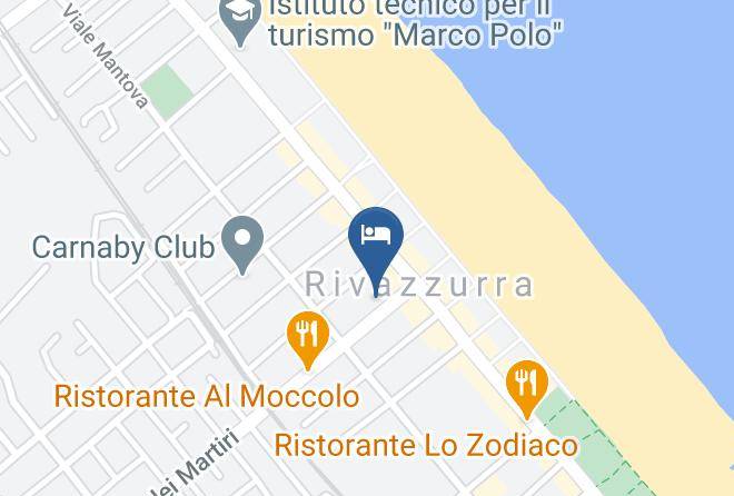 Rimini - Hotel Rimini Beach Maps