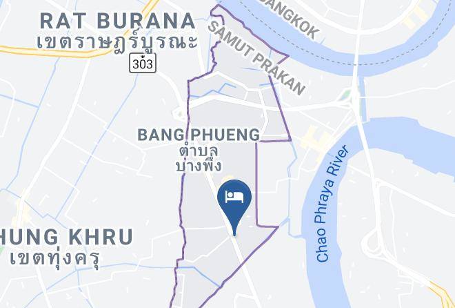 Amphoe Phra Pradaeng - Hotel Rimnam Suk Sawat 70 Maps