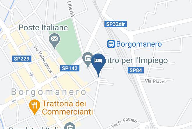 Novara - Hotel Rinaldo 3 Stelle Maps