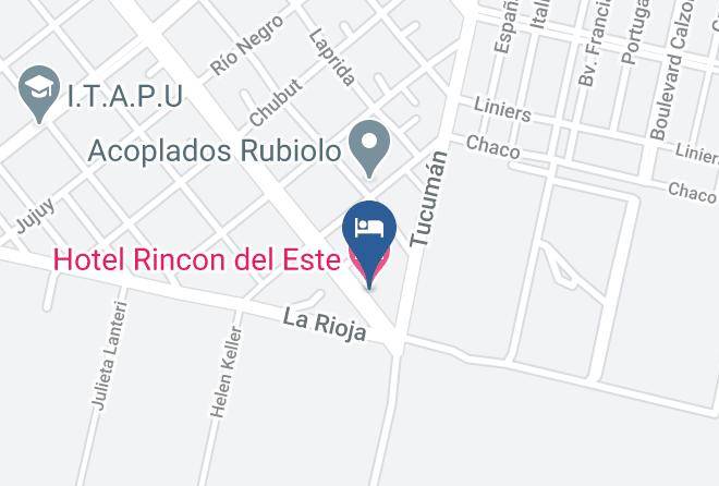 Juarez Celman Department - Hotel Rincon Del Este Maps