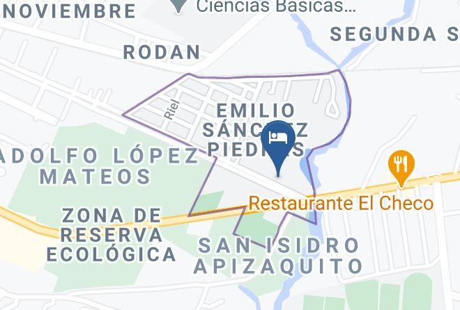 Apizaco Municipality - Hotel Rincon Del Quijote Maps