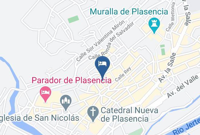 Caceres - Hotel Rincon Extremeno Maps