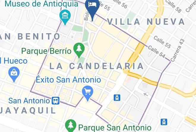 Medellin - Hotel Rincon Maps