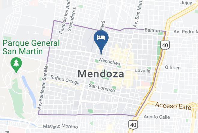 Mendoza - Hotel Rincon Vasco Maps