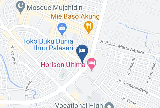 Bandung - Hotel Rinjani Maps