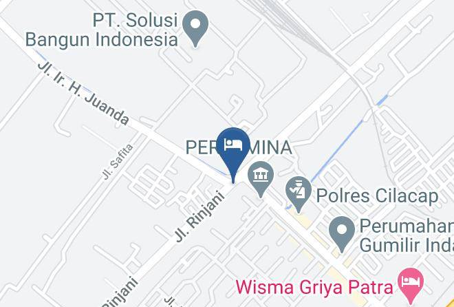 Hotel Rinjani1 Cilacap Map