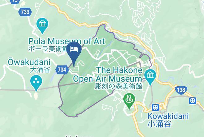 Hakone Townashigarashimo District - Hotel Rinka Hakone Gora Resort Maps