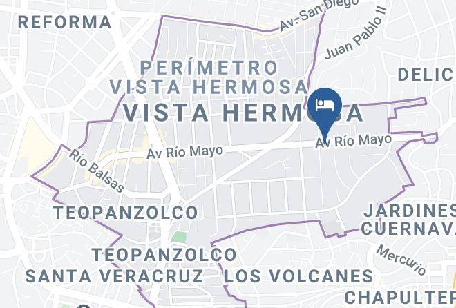 Cuernavaca - Hotel Rio 1300 Maps