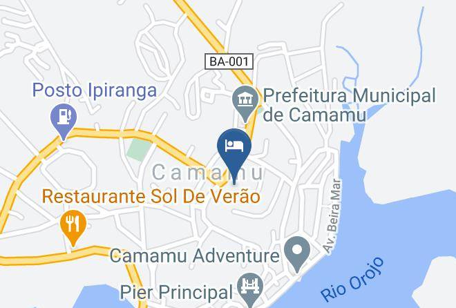 Camamu - Hotel Rio Acarai Maps