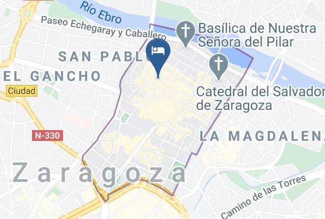 Zaragoza - Hotel Rio Arga Maps