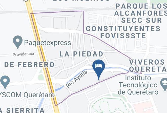 Santiago De Queretaro - Hotel Rio Ayutla Maps
