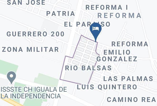 Iguala De La Independencia - Hotel Rio Balsas Iguala Gro Maps
