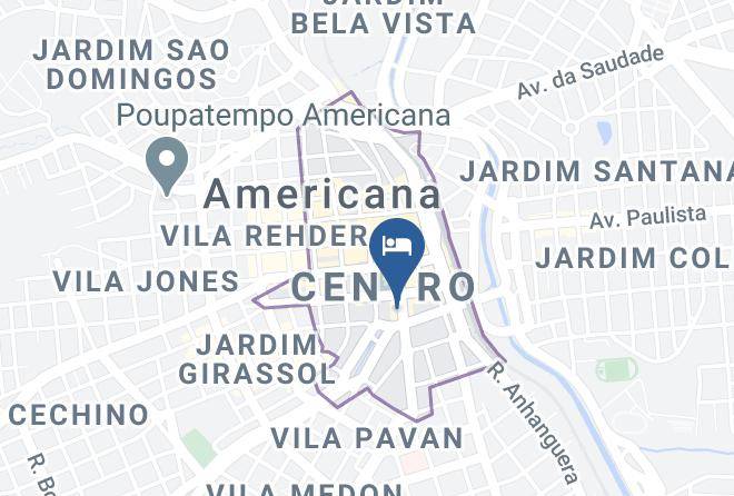 Americana - Hotel Rio Branco De Americana Maps