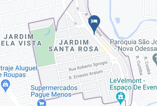 Nova Odessa - Hotel Rio Branco Maps