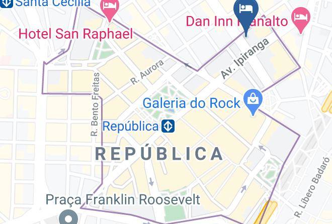 Sao Paulo Republica - Hotel Rio Branco Maps