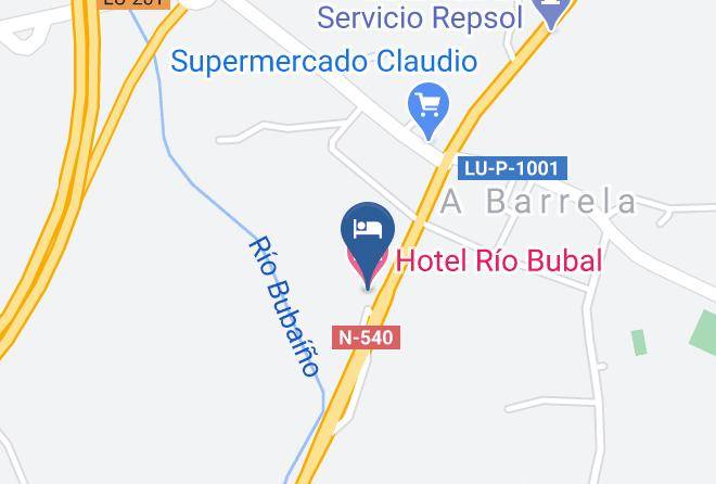 Lugo - Hotel Rio Bubal Maps