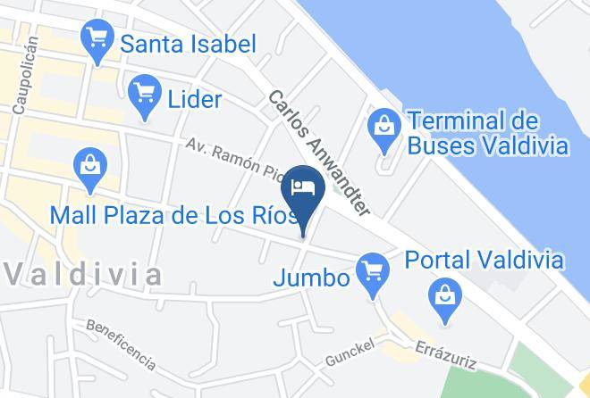 Valdivia Province - Hotel Rio Calle Calle Maps