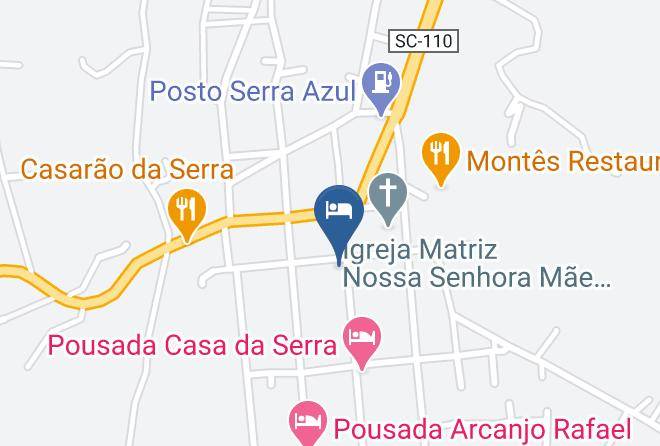 Urubici - Hotel Rio Canoas Maps