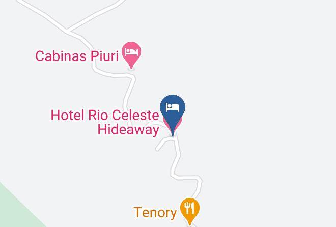 Hotel Rio Celeste Hideaway Map