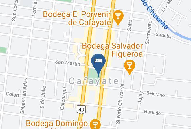 Cafayate - Hotel Rio Chuscha Maps