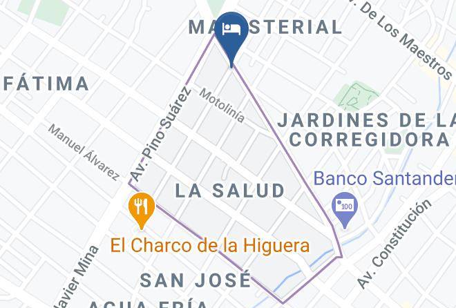 Hotel Rio Colima Map