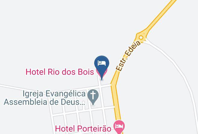Hotel Rio Dos Bois Map