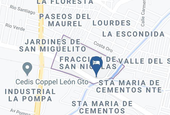 Leon - Hotel Rio Escondido Maps