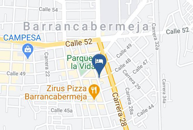 Barrancabermeja - Hotel Rio Grande Maps