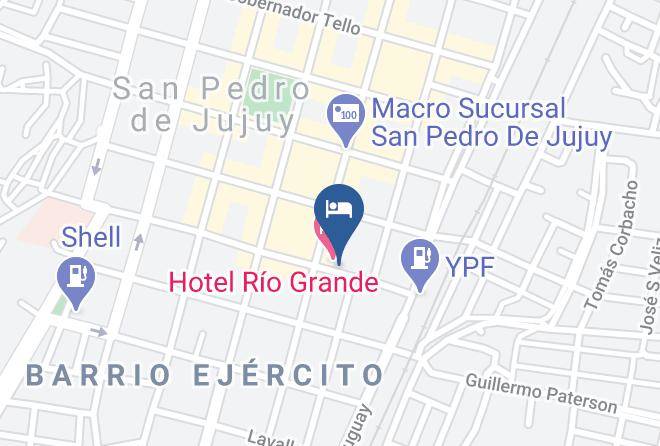 San Pedro - Hotel Rio Grande Maps
