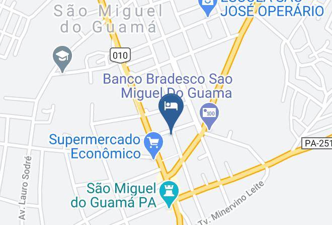 Sao Miguel Do Guama - Hotel Rio Guama Maps