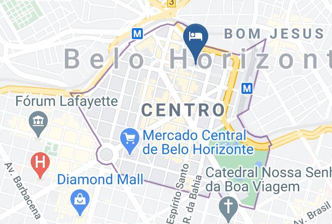 Belo Horizonte - Hotel Rio Jordao Maps