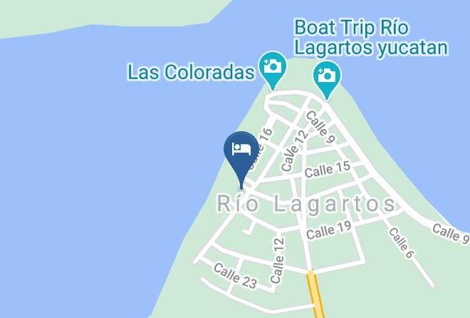 Rio Lagartos Municipality - Hotel Rio Lagartos Maps