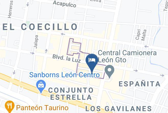 Leon - Hotel Rio Maps