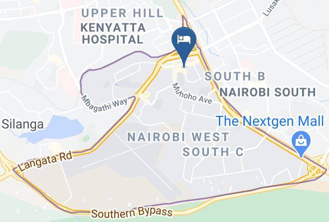 Nairobi - Hotel Rio Maps