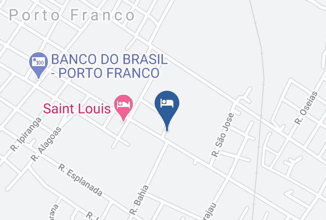 Porto Franco - Hotel Rio Negro Maps