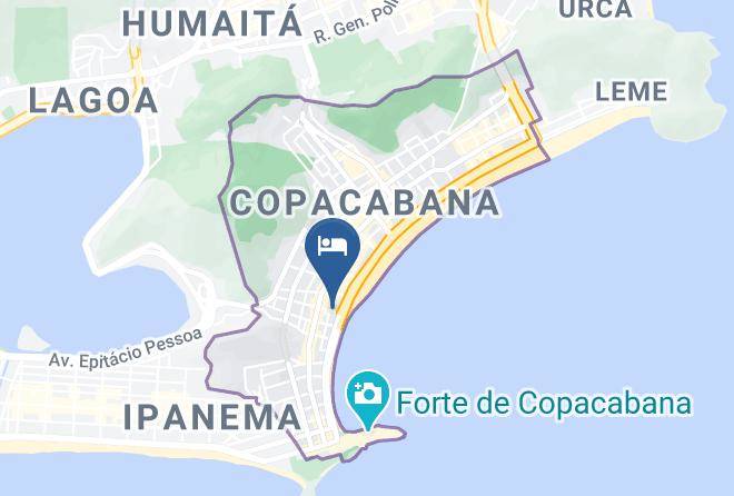 Rio De Janeiro Acabana - Rio Othon Palace Maps